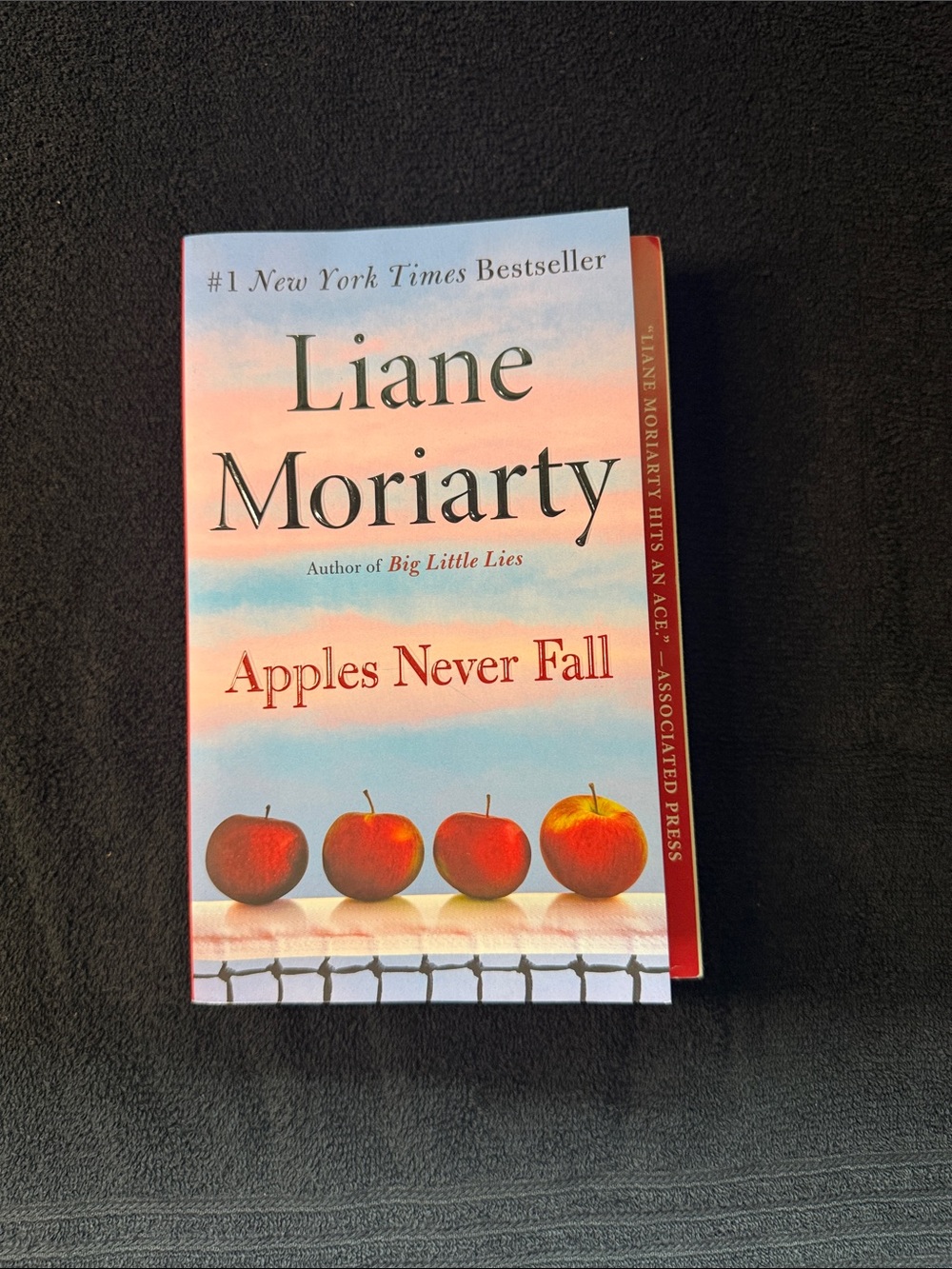 Apples Never Fall by Liane Moriarty - Red & Peach Cover